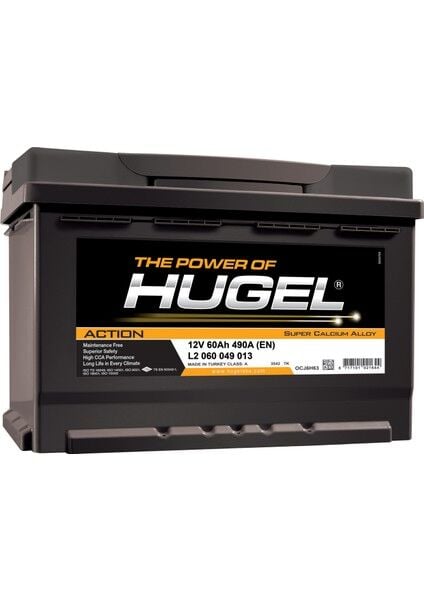 Hugel Action Akü 12V 90Ah 1005494