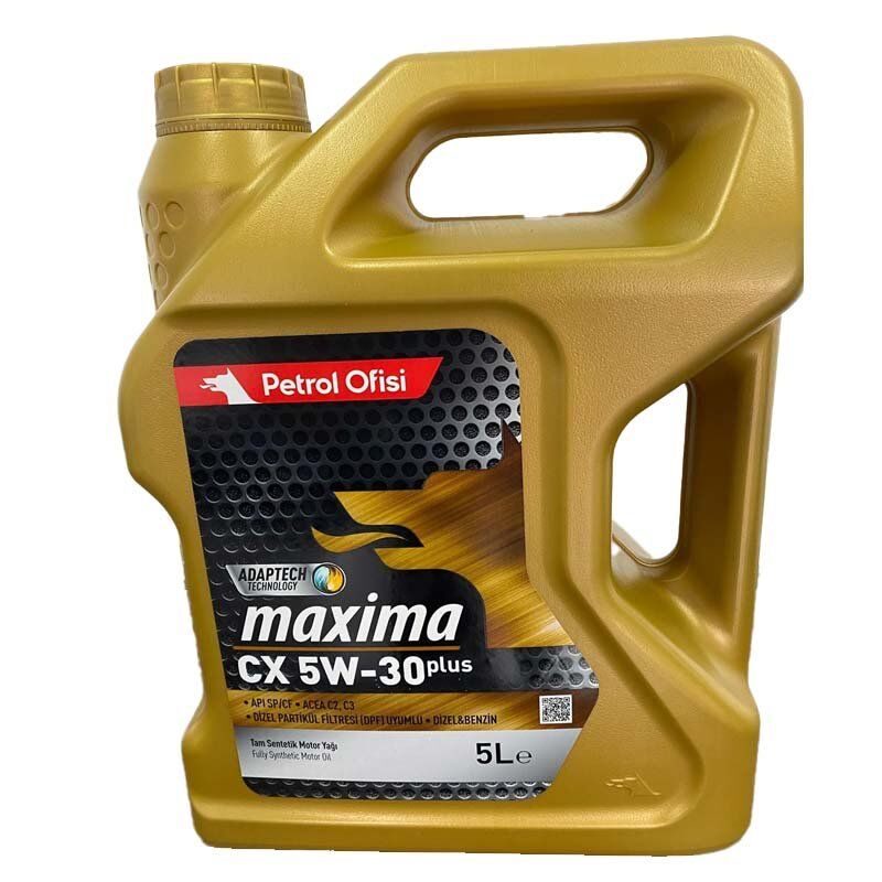 Petrol Ofisi Maxima Cx 5W30 Partiküllü Motor Yağı 5 Litre