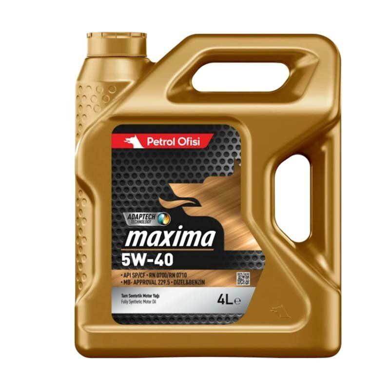 Petrol Ofisi Maxıma 5W40 Motor Yağı 4 Litre