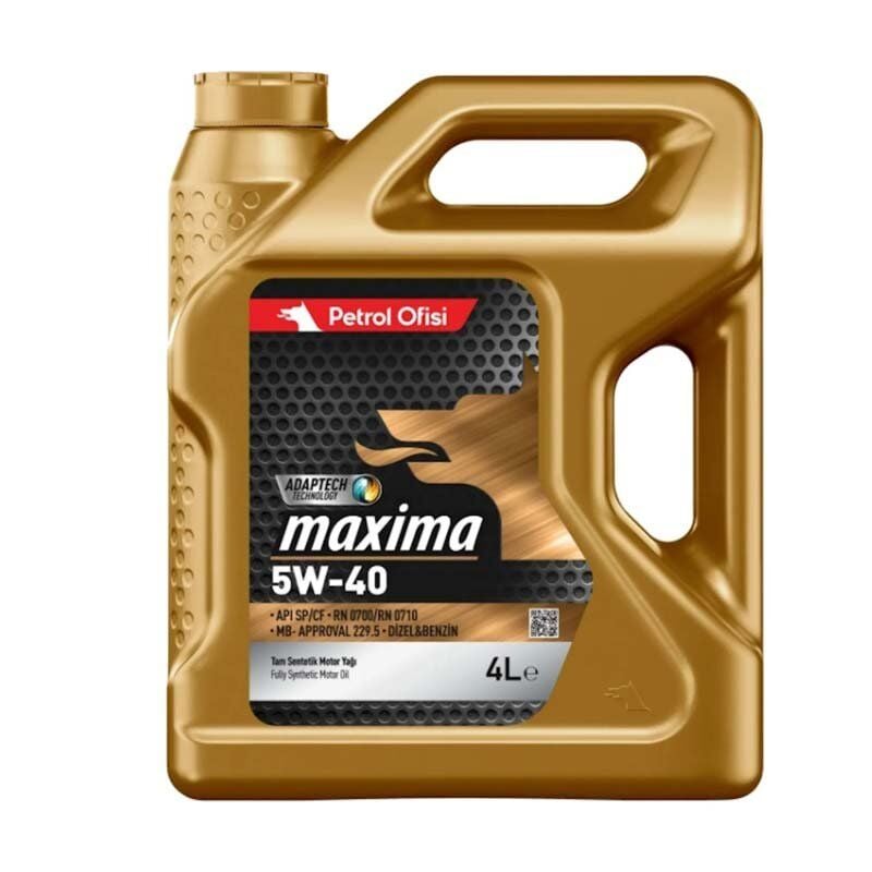 Petrol Ofisi Maxıma 5W40 Motor Yağı 4 Litre