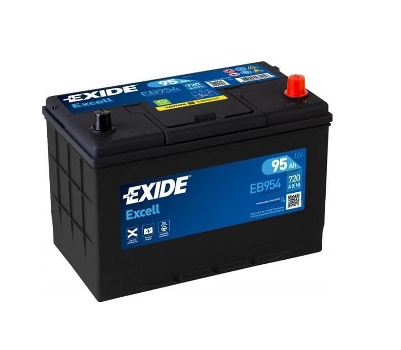 EXİDE Excell Akü 12V 760A 95Ah Düz On Tırnaklı EB954