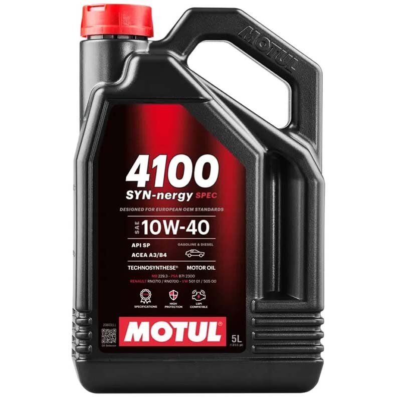 Motul 4100 Syn Nergy Spec 10W40 Viskozite Motor Yağı 5 Litre