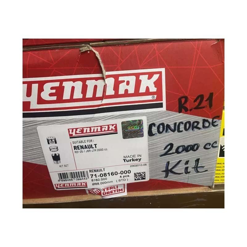Renault R21 Concord 2.0 Motor Kit(Gömlek-Piston-Segman) 7108160