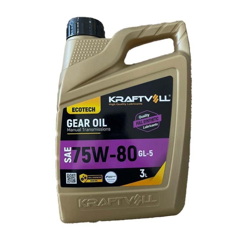 Kraftvoll Gear Oil 75W80 GL-5 Şanzıman Yağı 3 Litre