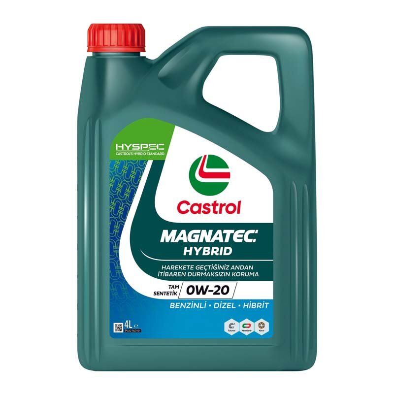 Castrol Magnatec Hybrid 0W20 Motor Yağı 4 Litre