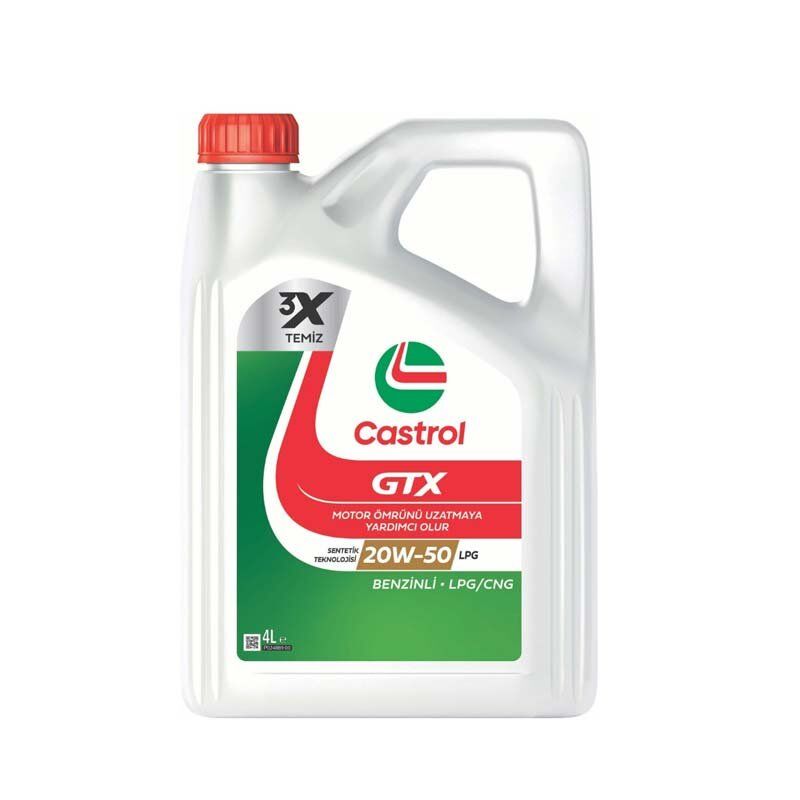 Castrol GTX C4 20W50 Motor Yağı 4 Litre