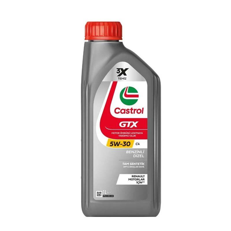 Castrol GTX C4 5W30 Motor Yağı 1 Litre