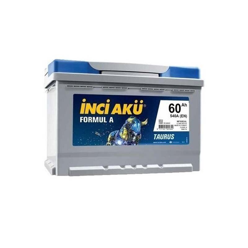 İnci Akü Formula 12V 60AH Akü