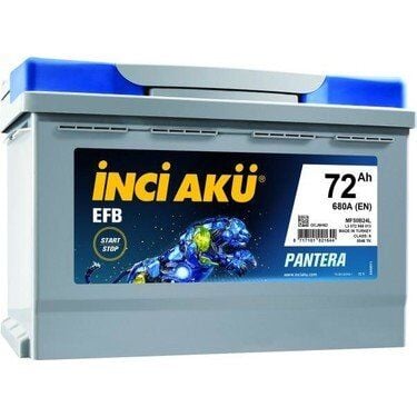 İnci Akü Formula 12V 72AH Akü