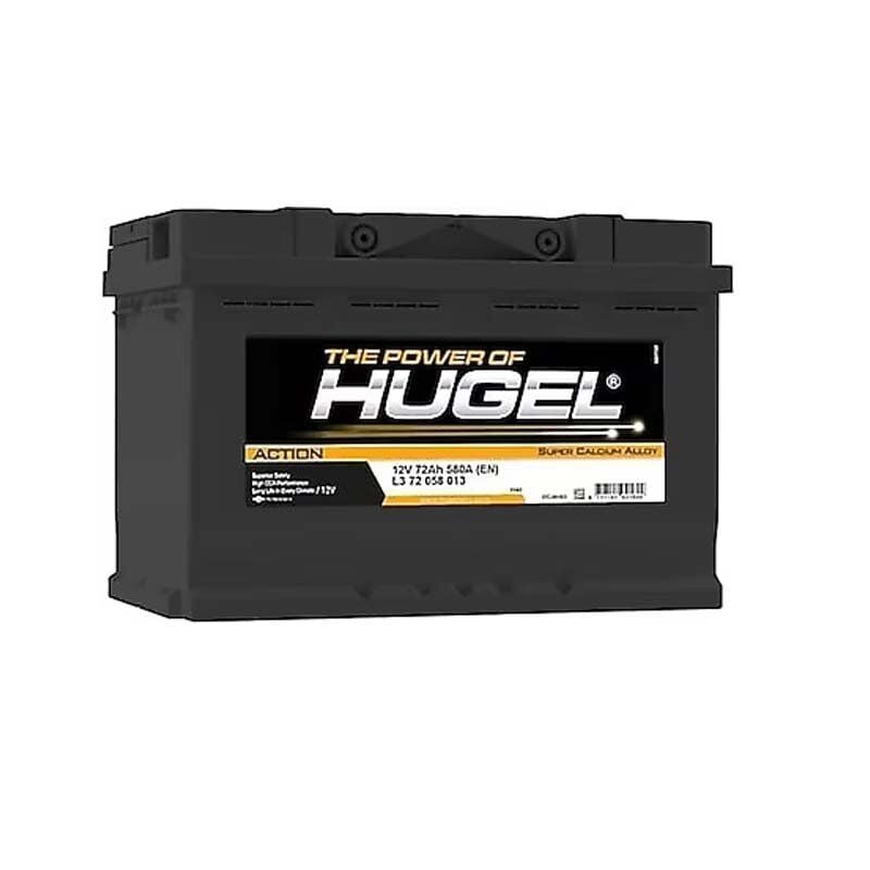 Hugel Action Akü 12V 72Ah 1008925